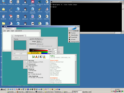 HaikuOS using QEMU in Windows