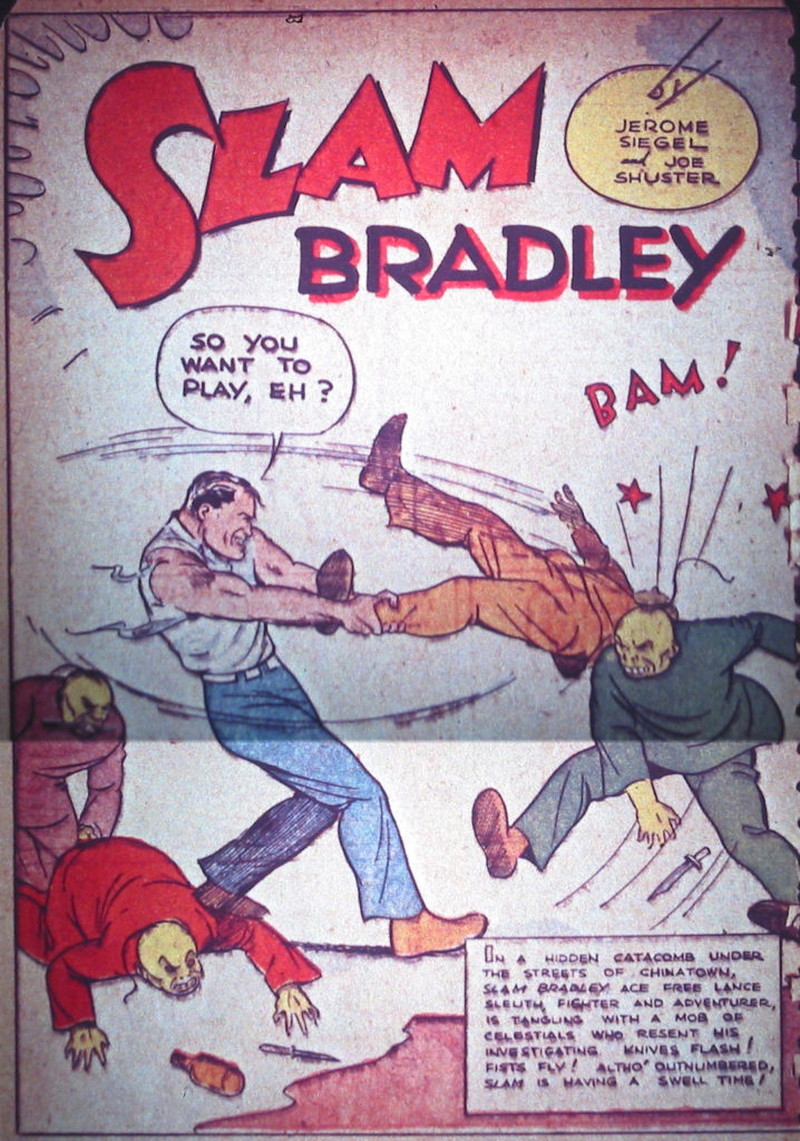Slam Bradley in Detective Comics #1, February 1937