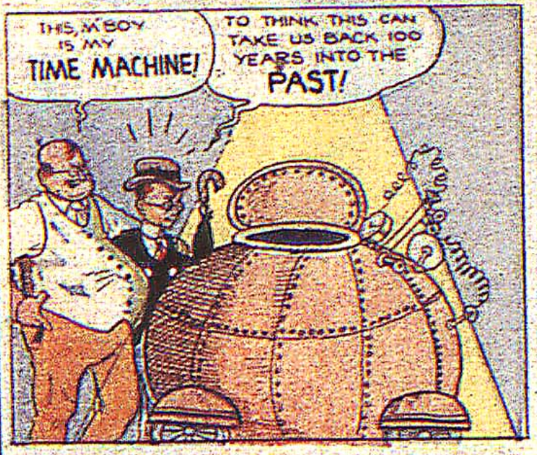 A panel from "The Strange of Adventures of Mr. Weed" in New Comics #1, November 1935