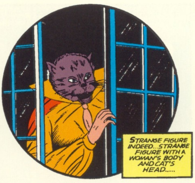 A panel from Batman #3, October 1940