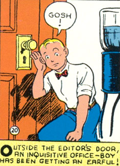 A panel from Action Comics #6, October 1938