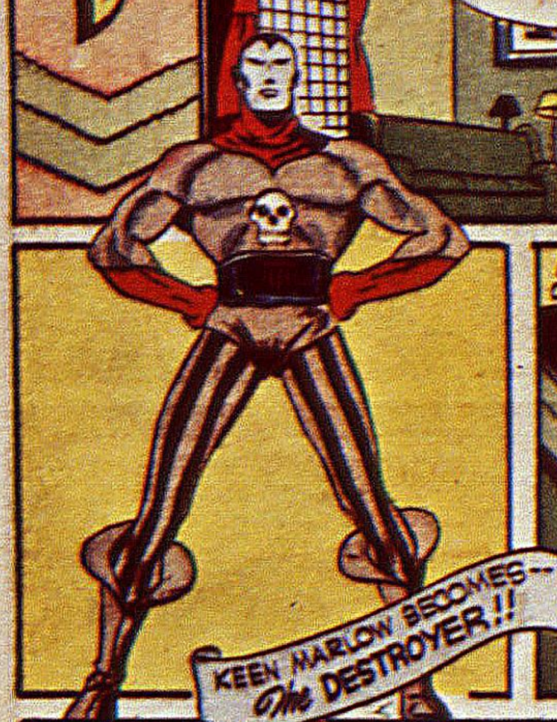 A panel from Mystic Comics #6, July 1941