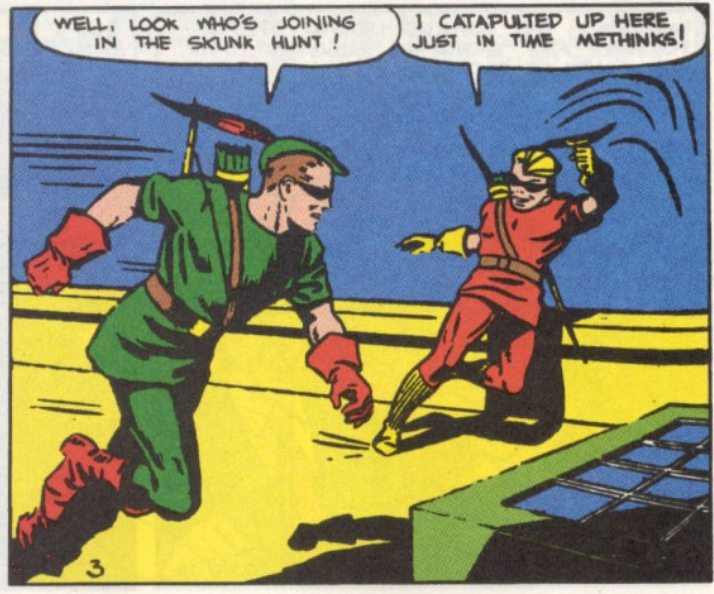 A panel from More Fun Comics #73, September 1941