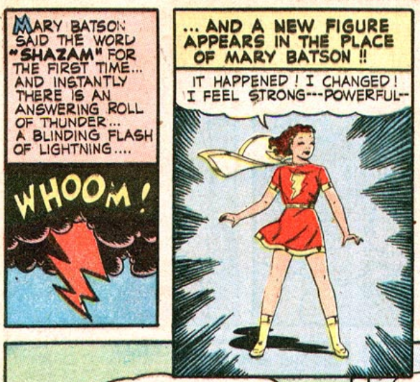 An image from Captain Marvel #18, November 1942