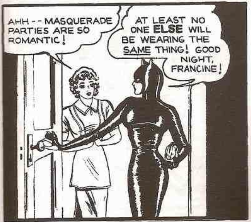 The first comic book appearance of Miss Fury, Miss Fury #1, December 1942