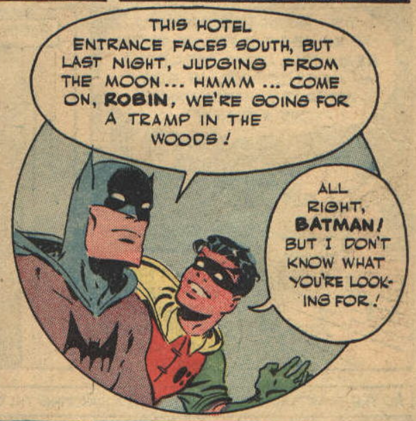 A panel from Batman #18, June 1943