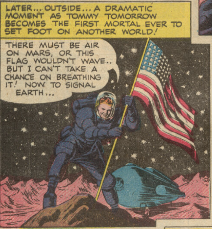 Tommy Tomorrow in Real Fact Comics #6, November 1946