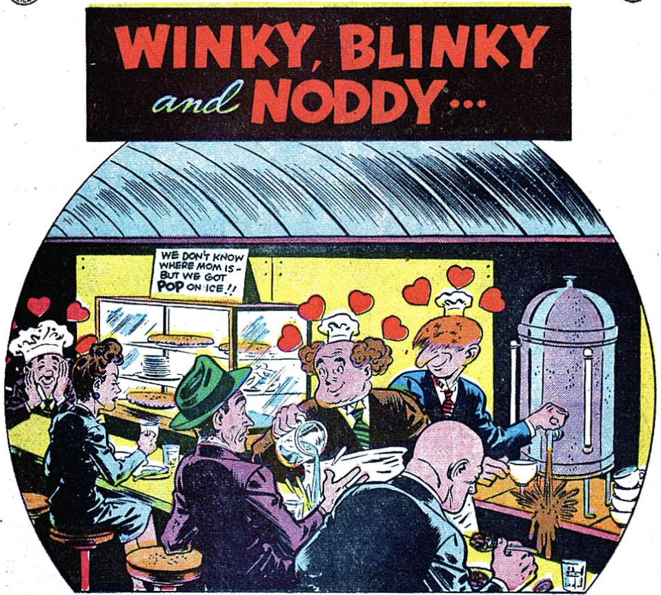 A panel from All-American Comics #73, March 1946