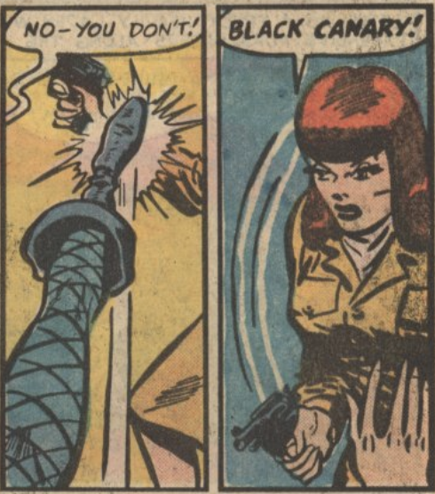 A panel from Flash Comics #92, December 1947
