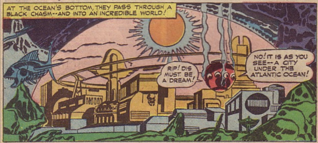 A panel from Boy Commandos #23, July 1947