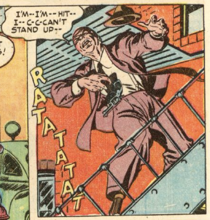 A panel from Gang Busters #1, October 1947