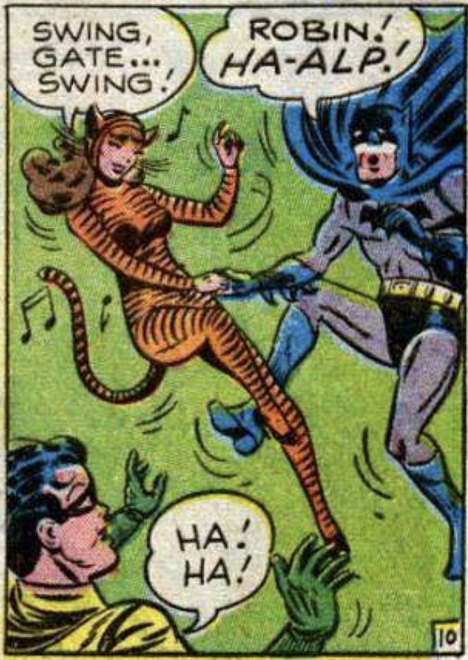 A panel from Batman #42, June 1947
