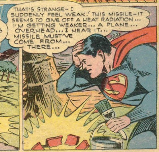A panel from Superman #49, September 1947