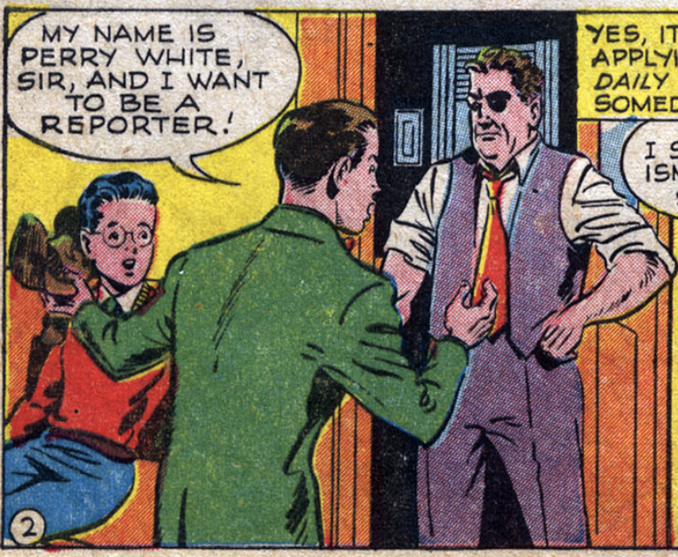 A panel from Adventure Comics #120, July 1947