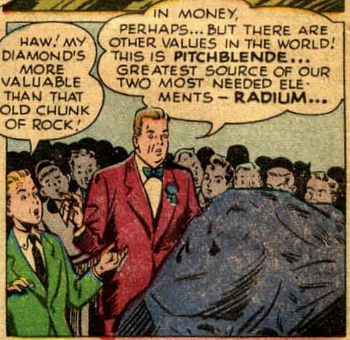A panel from Adventure Comics #121, August 1947