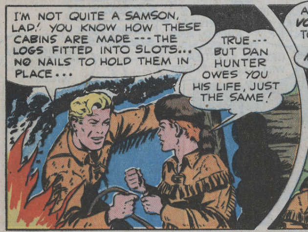 A panel from Star Spangled Comics #69, April 1947