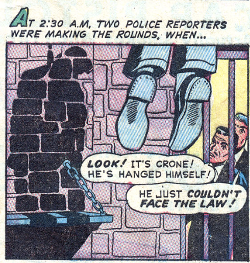 Another panel from Official True Crime Cases #24, June 1947