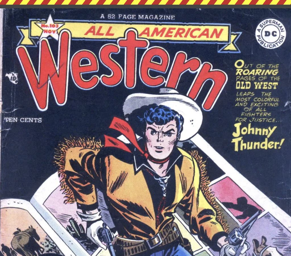 The cover of All-American Western Comics #103 (September 1948)