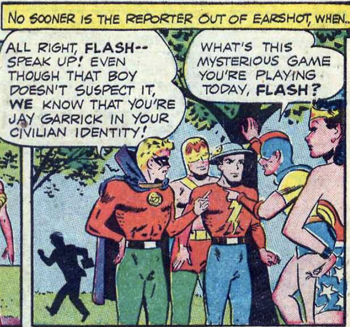 A panel from All-Star Comics #50, October 1949