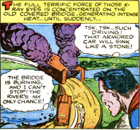 A panel from Action Comics #139, October 1949