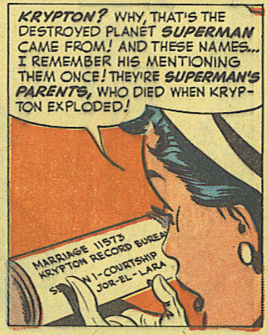 Another panel from Action Comics #149, August 1950