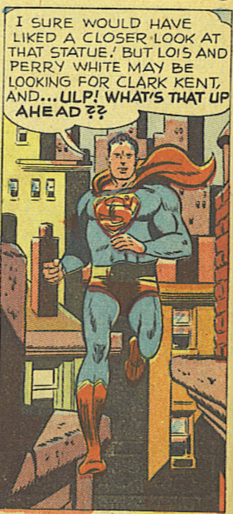 A panel from Action Comics #150, September 1950