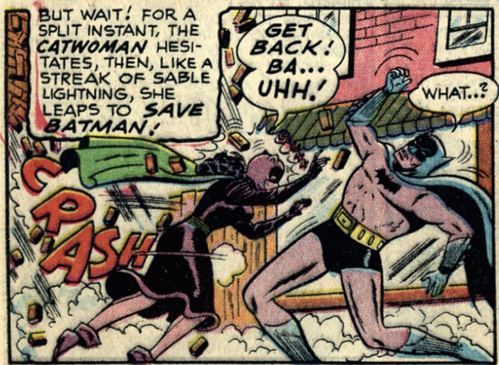 A panel from Batman #62, October 1950