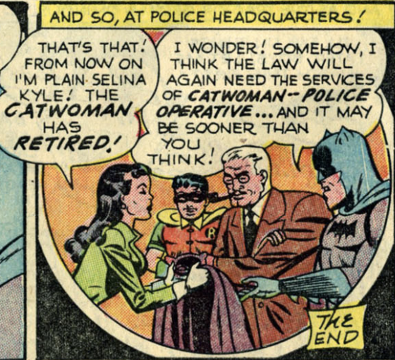 The final panel from Batman #62, October 1950