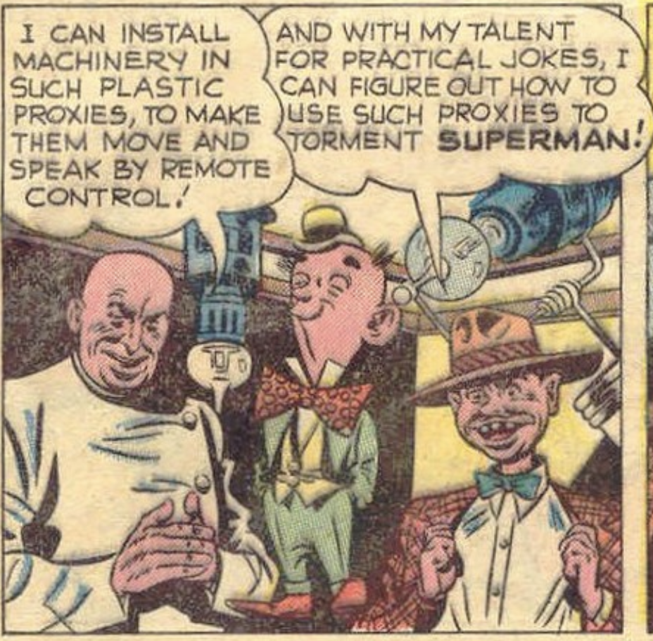 A panel from Action Comics #151, October 1950