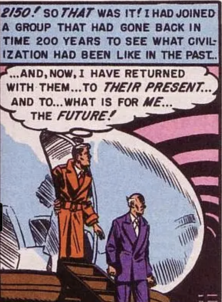 A panel from Weird Science #5, October 1950