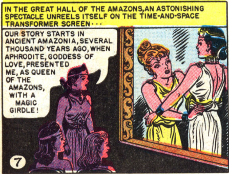 A panel from Wonder Woman #45, November 1950