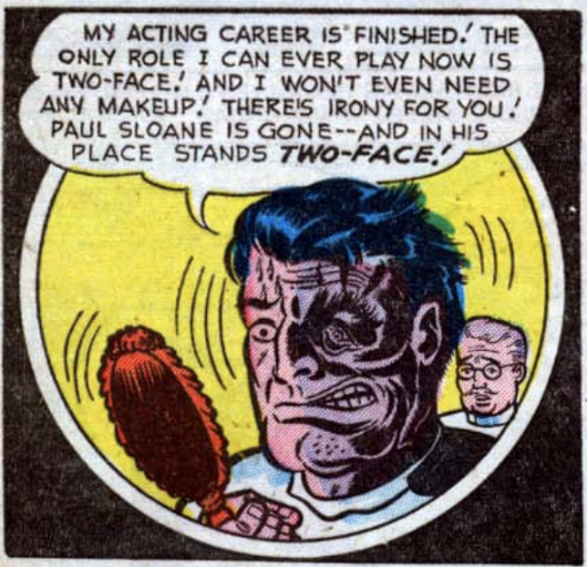 A panel from Batman #68, October 1951