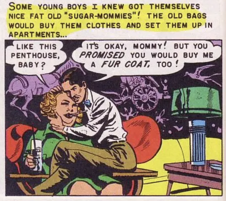 A panel from Weird Fantasy #12, January 1952