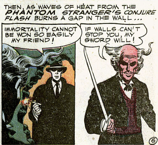 A panel from Phantom Stranger #1, June 1952