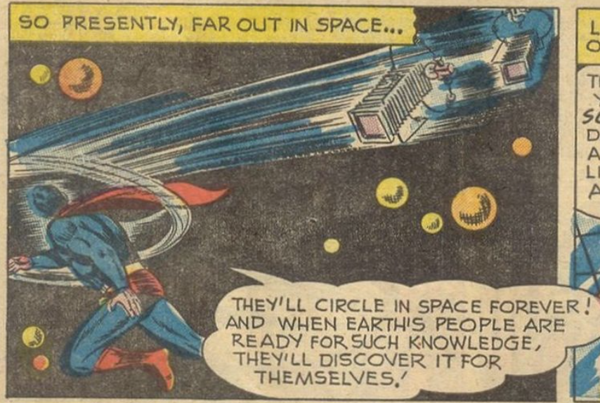 Another brilliant moment in science from Superman #77, May 1952