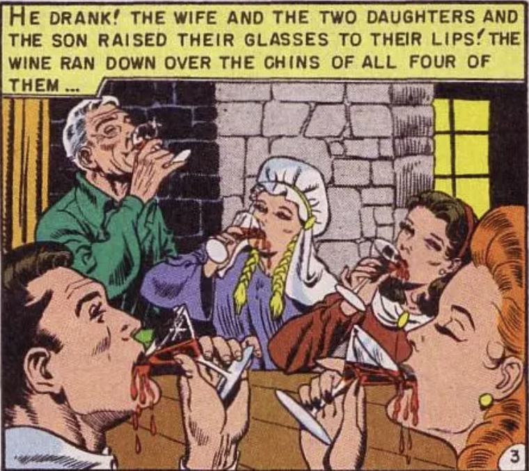 A panel from Weird Science #17, October 1952