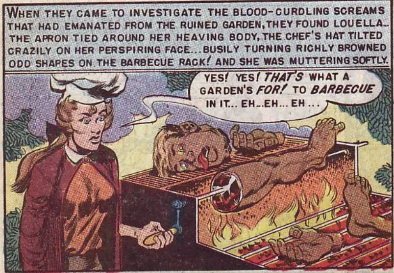 A panel from The Haunt of Fear #17, December 1952