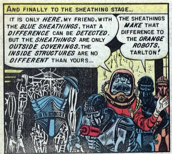 Another panel from "Judgment Day!" in Weird Fantasy #18, January 1953