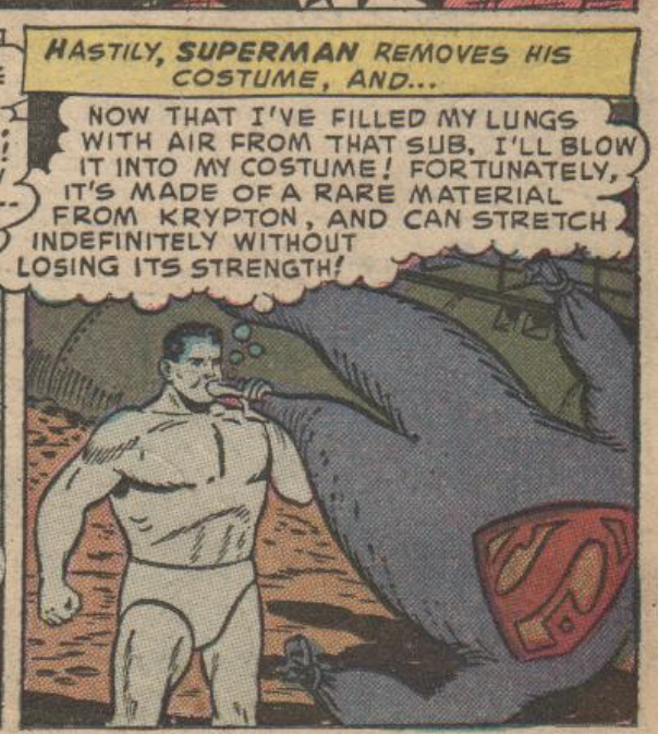 A panel from Superman #81, January 1953