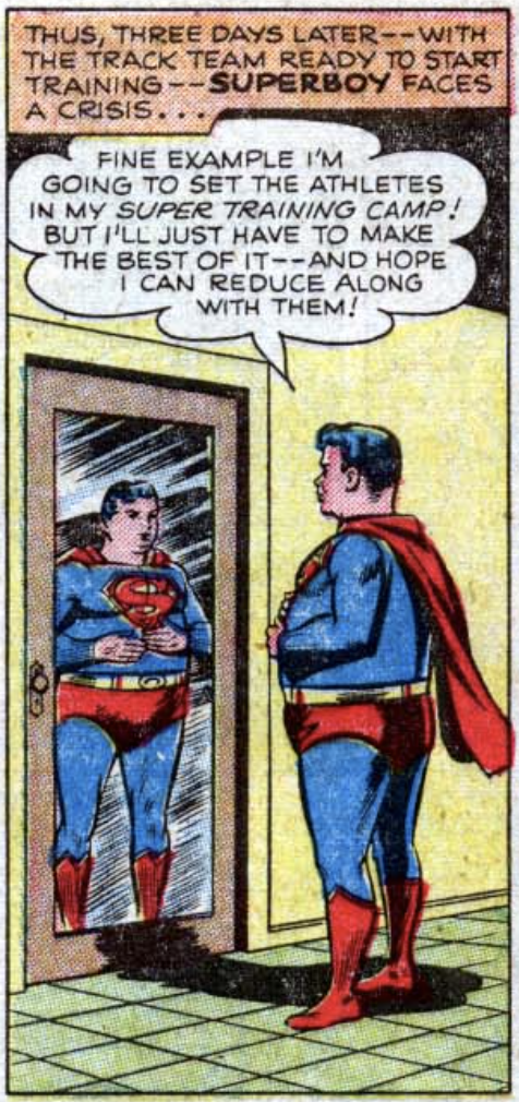 A panel from Superboy #24, December 1952