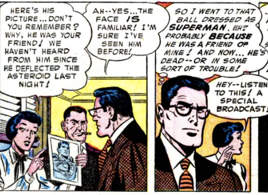 Clark pieces together his past in World's Finest #68, November 1953
