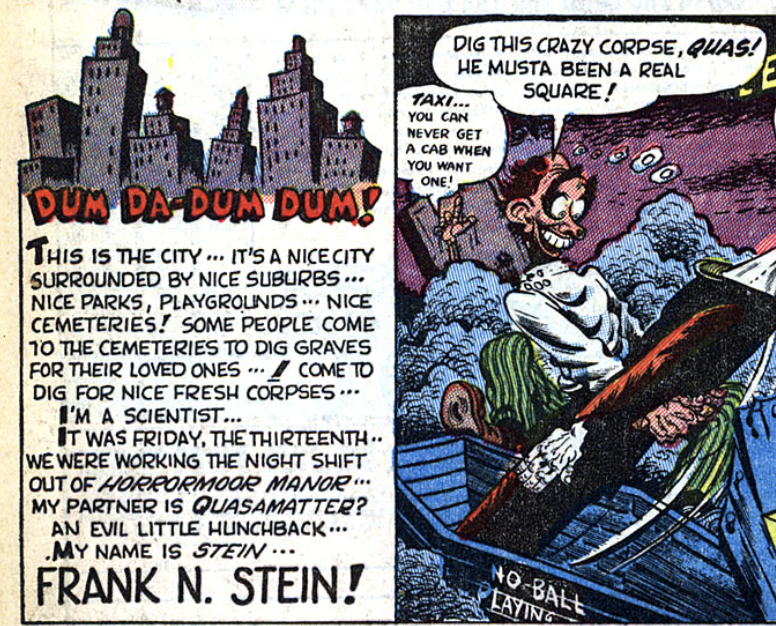 A panel from Crazy #1, September 1953