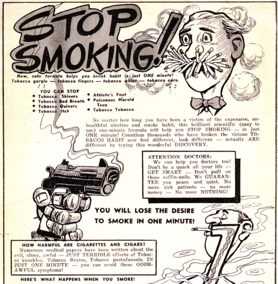 An ad from Eh! #1, October 1953