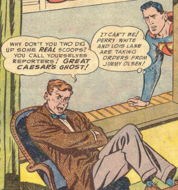 A panel from Superman #86, November 1953