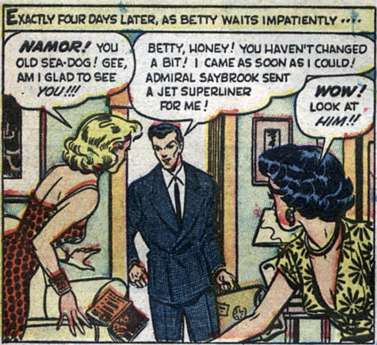 A panel from Young Men Comics #24, August 1953