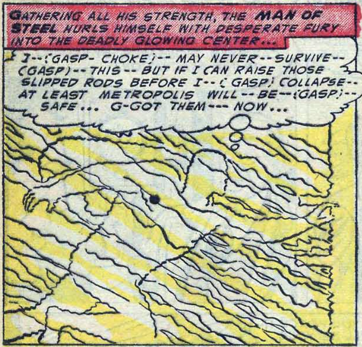 A panel from Action Comics #188, November 1953