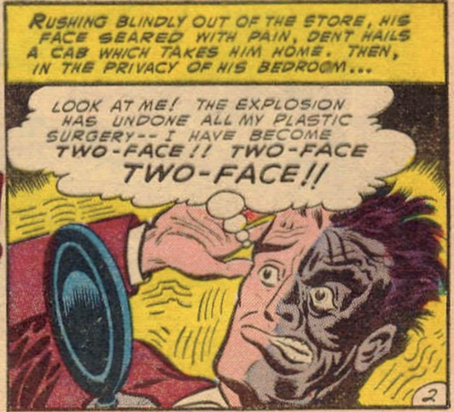 A panel from Batman #81, December 1953
