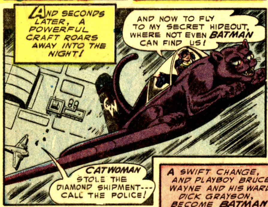 A panel from Detective Comics #211, July 1954