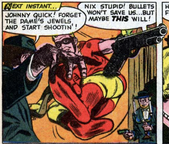 A panel from Adventure Comics #207, October 1954