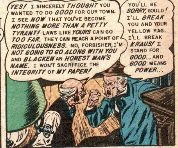 A panel from The Haunt of Fear #28, Sept 1954